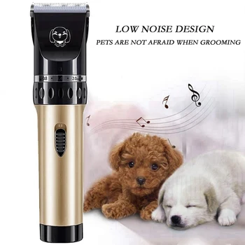 

Professional Pet Dog Hair Trimmer Low Noise Electrical Grooming Fur Clipper For Dog, Cat, Other Animals Hair dressers Tool