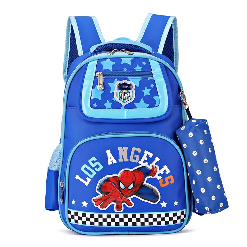 

First Grade Schoolbag for Elementary School Students Casual Cute Cartoon Men And Women Children Backpack 123 Grade Spine-Burden