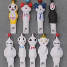 Керамический свисток ручной работы мультяшный свисток для мальчиков и девочек керамическое ожерелье свисток путешествия ремесло ожерелье свисток