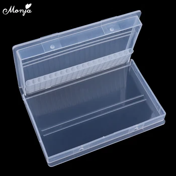 

Monja 14 Holes Detachable Nail Art Acrylic Sanding Drill Bits Holder Display Stand Storage Container Box Manicure Tools