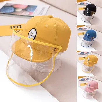 

Anti-spitting Protective Hat Dustproof Cover child cover boy and girl covers Anti-dust peaked cap Hat Protection Products