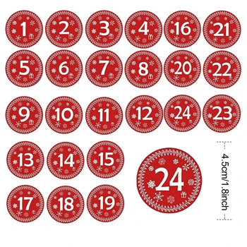

24Pieces Gift Bags Christmas Colorful Cloth Bag Bundle Bags Holiday design