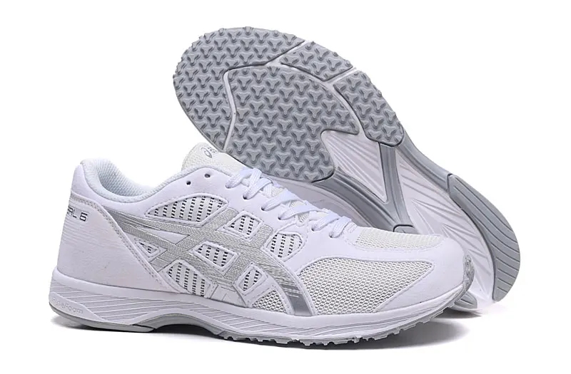 White Новые оригинальные мужские кроссовки ASICS TARTHERZEAL 6 T820N, спортивная обувь для бега, дышащие кроссовки - Цвет: White