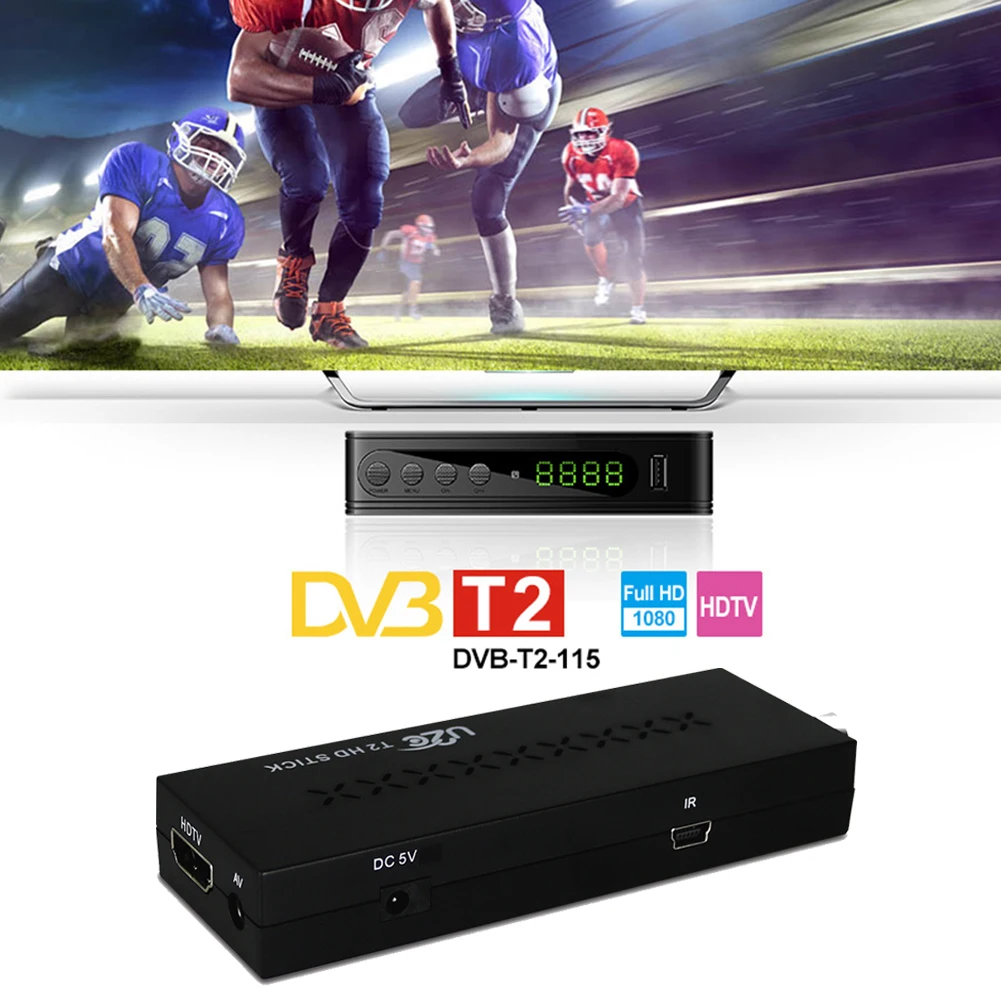 DVB T2 Интеллектуальный медиа наземный приемник Пульт дистанционного управления HD домашний фильм ТВ-бокс с USB стабильный Интернет Смарт Цифровой мини
