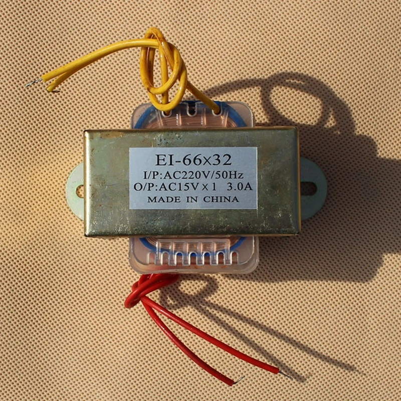 220 В один 15VAC 3A трансформатор переменного тока EI-66* 32