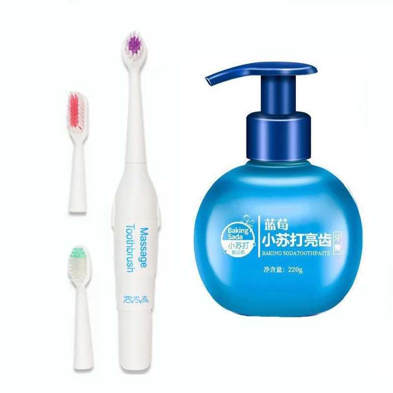 

Manufacturers Direct Selling Creative Electric Toothbrush-Replacement Soft Bristle Three-piece Set Electric Toothbrush