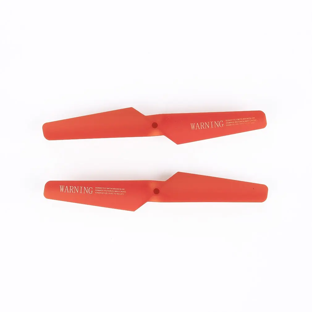 

2 Pcs Red Plastic Propellers Props CCW CW Durable for Syma X5C/X5SC/X5SW