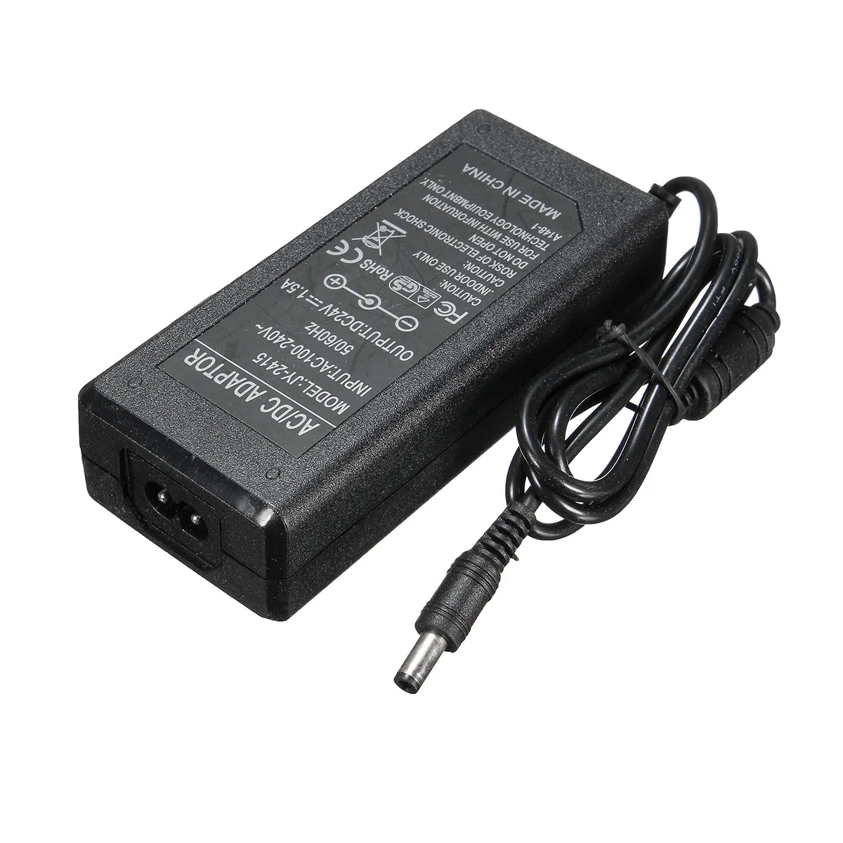 50-60Hz AC100-240V DC 24V 1.5A 36W адаптер конвертер питания 5,5x2,5 мм
