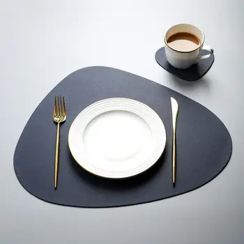 

Table Mats Oval Shape Anti-slip Dining Table Mats Place Table Mat Heat Protection Kitchen Accessories Effective Heat Resistance