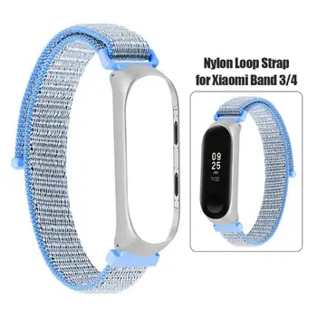 

Nylon Loop Watch Band Bracelet Wrist Strap for Xiaomi Band 3 4 Smart Watch