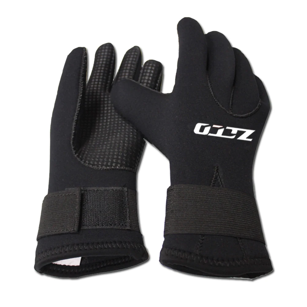 Неопреновые мужские перчатки 5 мм для подводной охоты дайвинга подводного