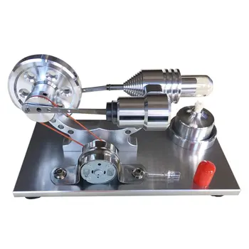 

Metal Stirling Engine Model Science Experiment Kit Small Production Kit With LED Toy For Children Educational Toys Birthday Gift