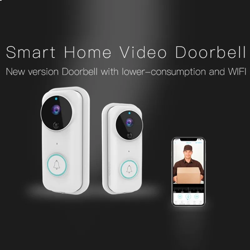 Умный видеодомофон 1080P дверной звонок Wi Fi удаленный мониторинг защита от кражи