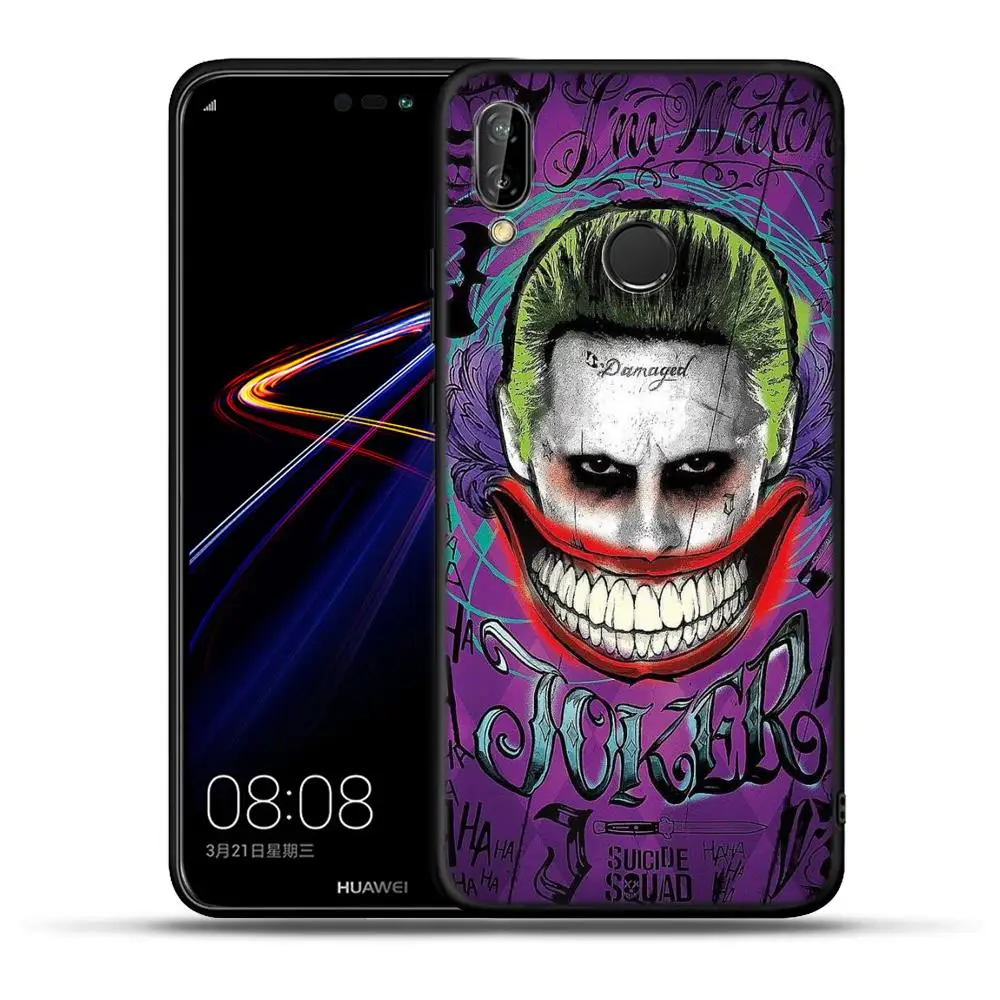 Яд в стиле «Джокер» для Huawei Honor 8 9 10 20 Lite 7A Pro 7C 8A 8S 8X 8C 9X вид 20 V20 Чехол Мягкий силиконовый чехол для задней панели телефона Capa ETUI