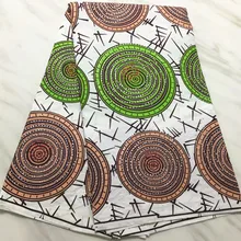 Африканская ткань с камнем Анкара ткань Африканская восковая печать ткань для лоскутное 5 ярдов полиэстер ткань не хлопковая ткань PL-E176