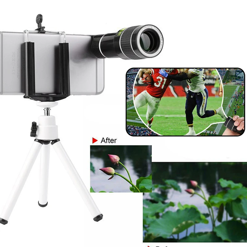 

20x Zoom Optical Camera Kits Wide Angle Universal Telephoto Telescope Lens For Samsung / / Xiaomi Mobile Phone