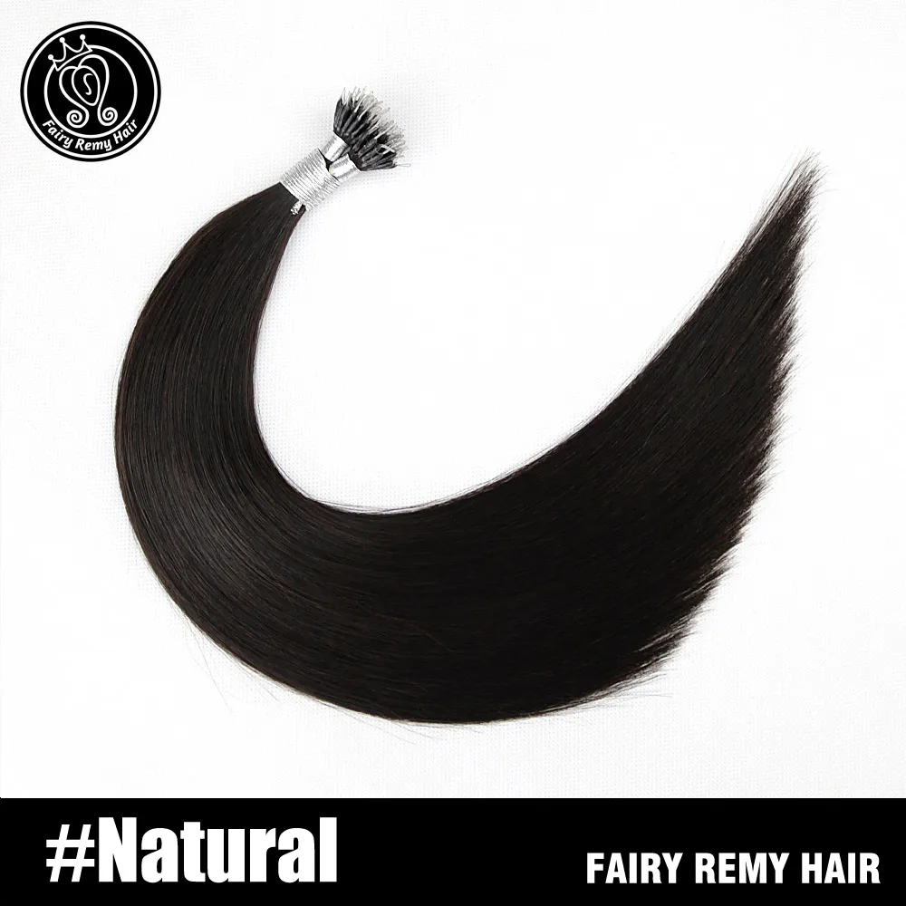 Сказочные волосы remy 0,8 г/локон 1" 18" 2" нано-кольцо микро-бусы натуральные бразильские человеческие волосы для наращивания 40 г/упак - Цвет: Natural