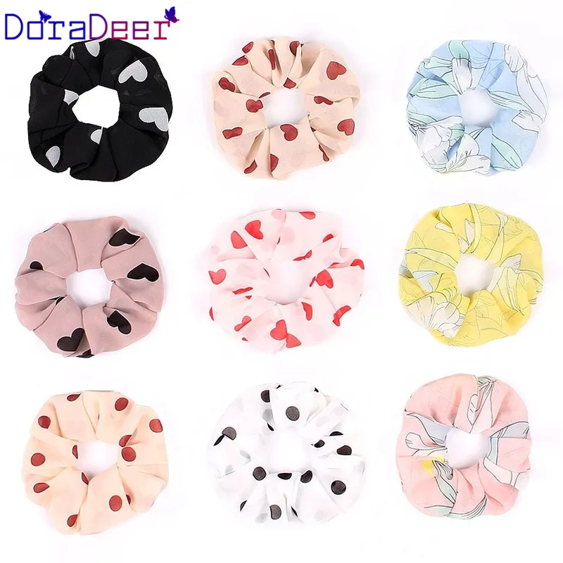

DoraDeer Scrunchie Women Elegant Hair Accessories Lady Sweet Bandanas Ponytail Holder Hair Band Headbands Hair Bands Girls 2019