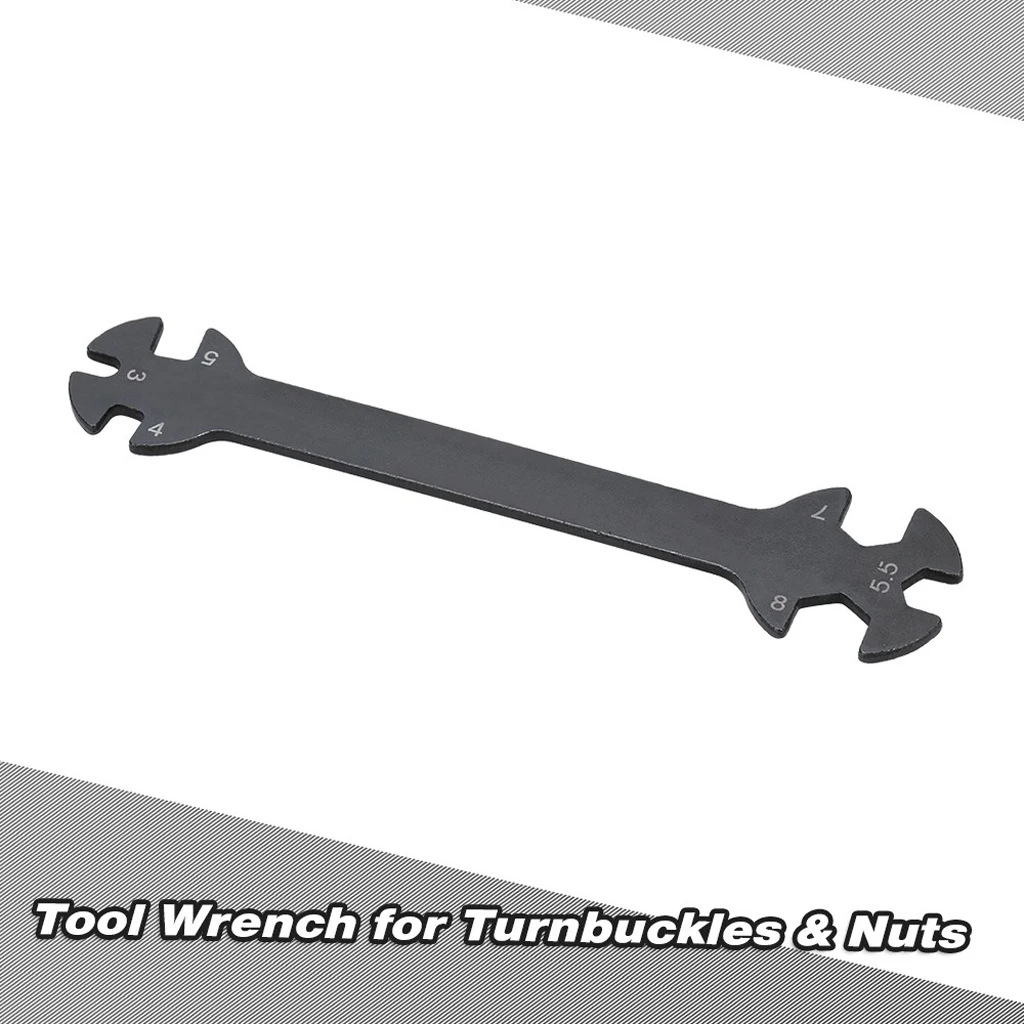 RC Special Tool Wrench 3 4 5 5.5 7 8mm for Turnbuckles Nuts Repair Hobby