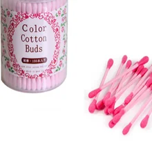 150 шт розовые одноразовые ватные палочки для здоровья Макияж Красота двойная головка кончились чистые ватные палочки медицинские инструменты для чистки ушей