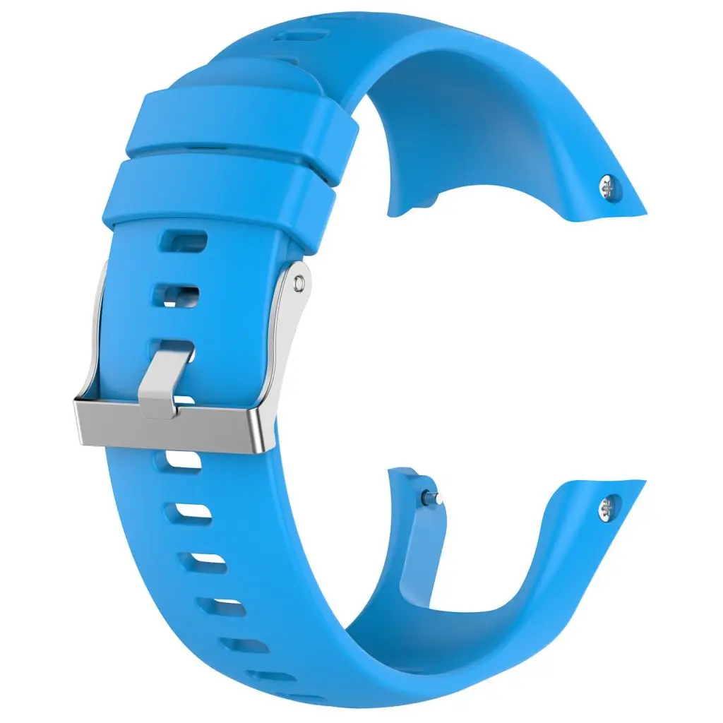 Очаровательные часы Эластичный Силиконовый Браслет для Spartan тренера наручные часы - Цвет: Blue as described