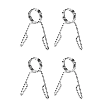 

4-Pack Olympic 2 inch Spring Collar Weight Bars Clips Dumbbell Barbell Clamp Bar