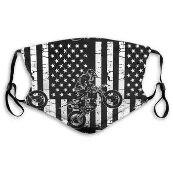 

Brraaap Dirt Bike Motocross Active Carbon Filter Mask with PM2.5 Filters 5 Layers of Protection for Unisex
