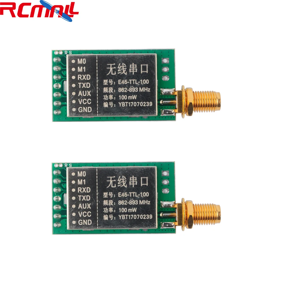 2 шт./лот 868 МГц LoRa SX1276 100 мВт 20 дБм радиочастотный передатчик приемник