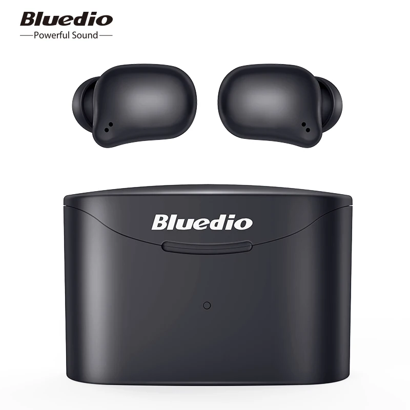 Baratos Bluedio t elf 2 TWS Bluetooth deporte auriculares inalámbricos en la oreja bluetooth auriculares con caja de carga micrófono para música gimnasio 2019