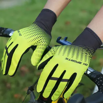 

1pair Protective Sports Touch Screen Racing Cycling Gloves Full Finger Outdoor Shockproof Anti Slip Zipper Gear Fashion Durable