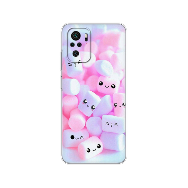 Xiaomi Redmi Note 10 10S Case 4G 5G Silicon Soft Tpu Back On Redmi Note 10 Pro Global Phone Cover Note10 S Bumper Etui Funda