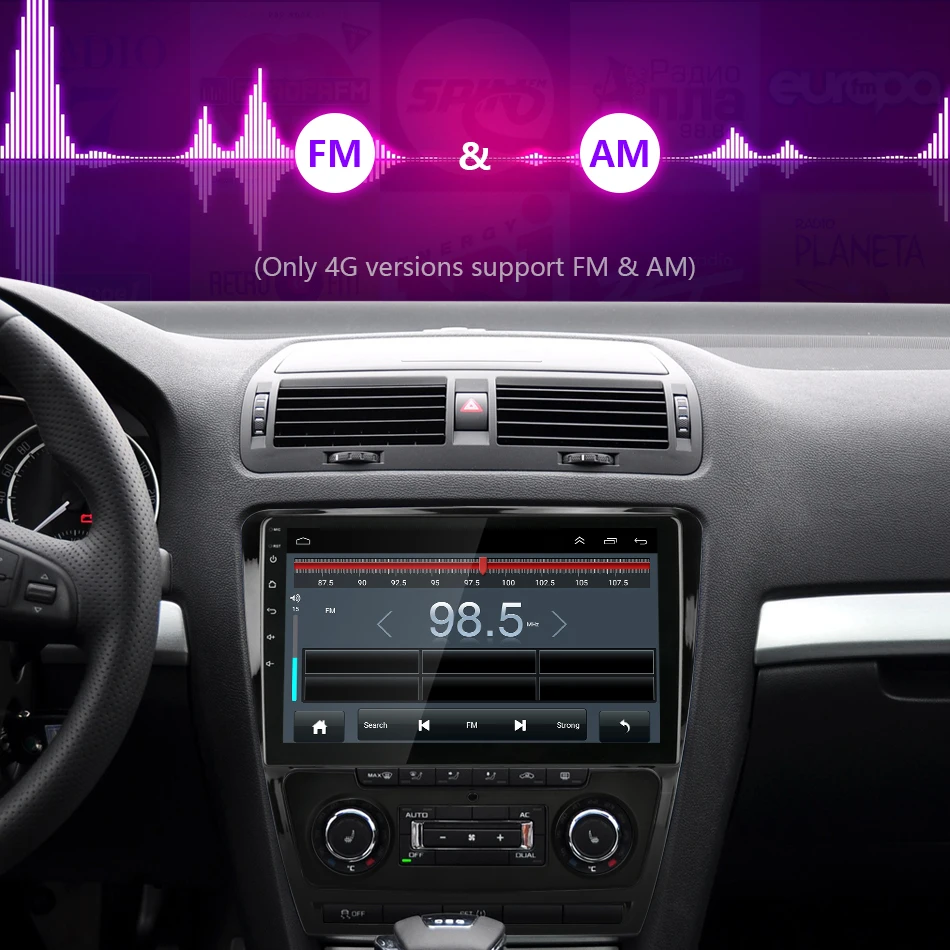 Discount Jansite Android Car Radio for Skoda Octavia 2 A5 2008-2013 GPS navigation 4G Network WIFI audio player 2 din Radio Tuner 9