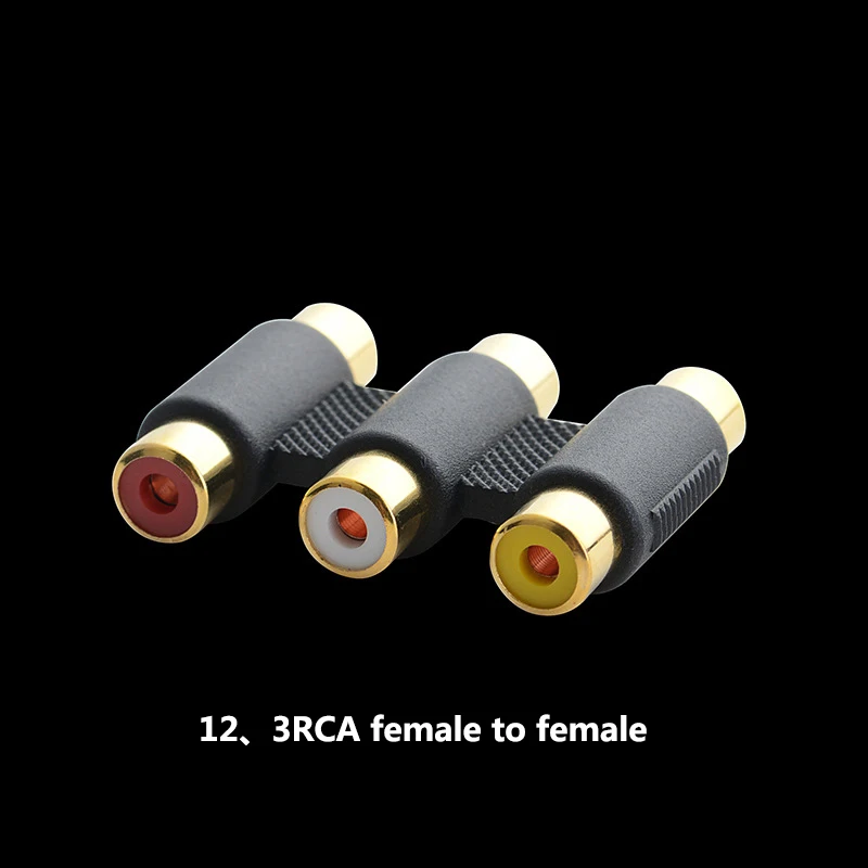 Gold RCA Adapters - Audio Plug Connectors, RCA Male/Female to 3.5mm/6.35mm Mono/Stereo Male/Female Description Image.This Product Can Be Found With The Tag Names Computer Cables Connecting, Computer Peripherals, PC Hardware Cables Adapters, Rca adapters audio plug connector rca