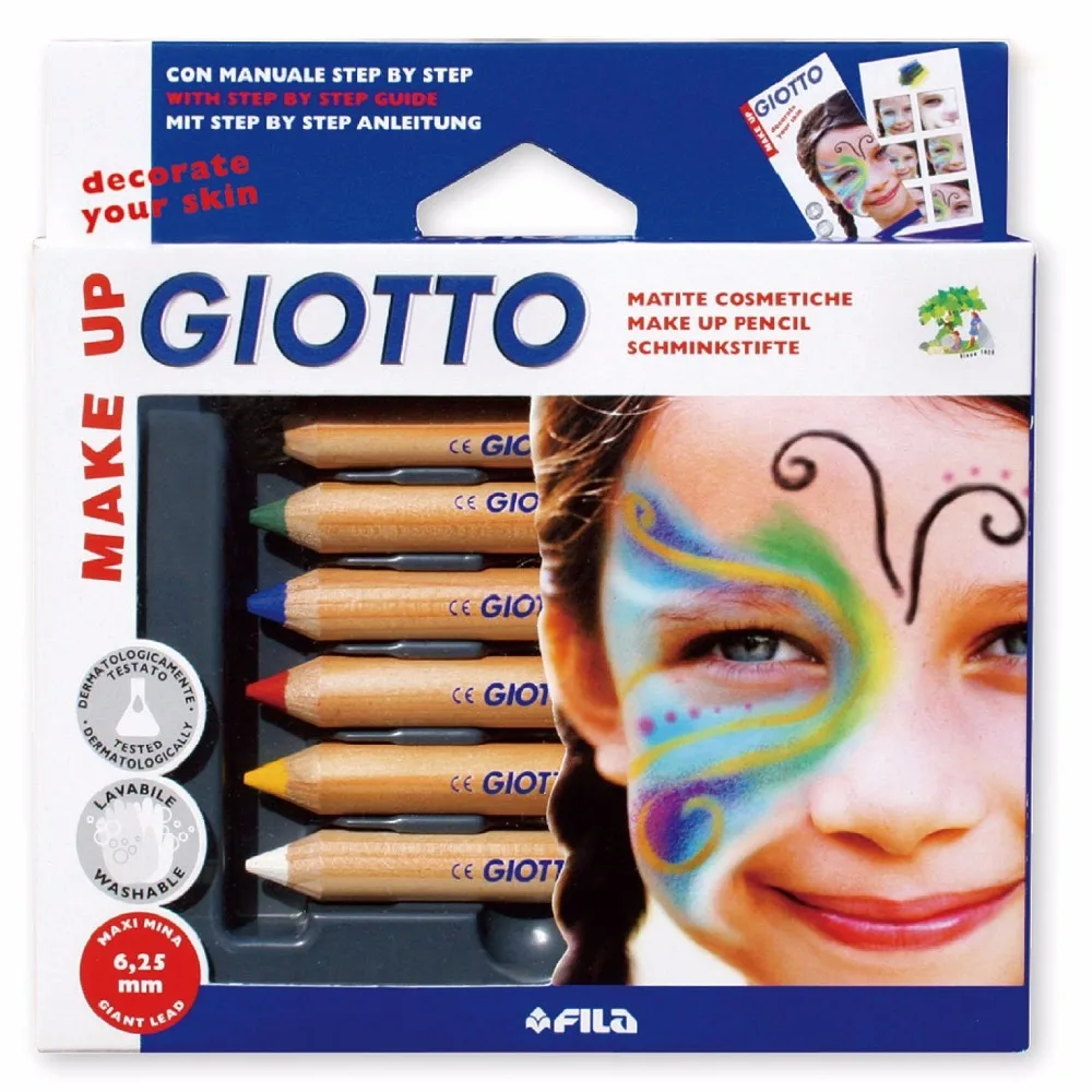 Giotto bebe color pencil Children's non toxic 10 color wood washable crayon  safe and nontoxic art supplies - AliExpress