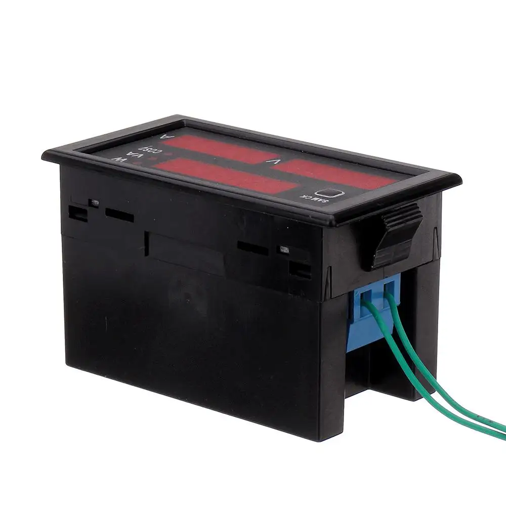 New AC 110/220V Digital 80-300V 0-100A Watt Power Meter 4 bits 0.31'' LED Voltage Volt Amp Tster Gauge Ammeter Voltmeter