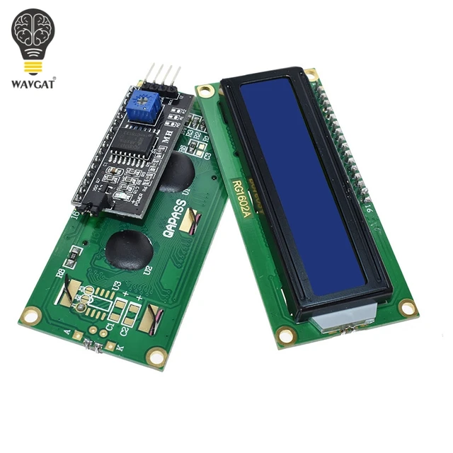 LCD1602 ЖК-модуль Синий экран IIC/I2C 1602 для Arduino 1602 ЖК-дисплей UNO r3 mega2560 Зеленый экран 3