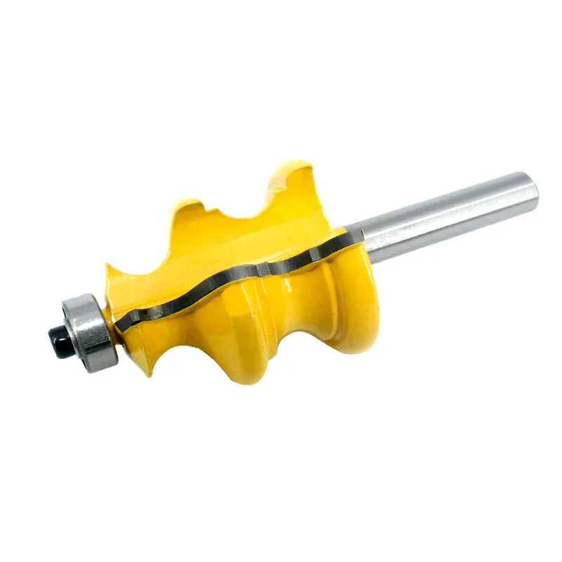 LAVIE 1pc 8MM Shank Handrail Architectural Moulding Router Bit Woodworking Milling Cutter for Wood Bit Face Mill Tool MC02073