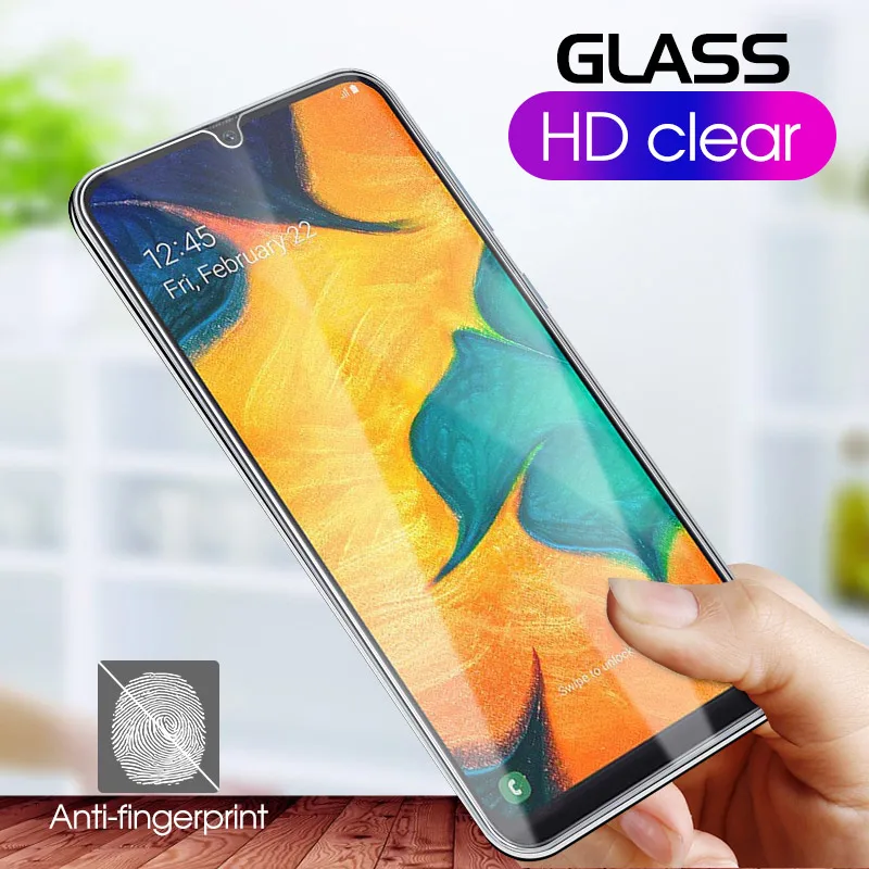 3PCS Tempered Glass For Samsung Galaxy A50 A30 Screen Protector Glass For Samsung Galaxy M20 M30 A20 A20E A40 A80 A70 A60 Glass