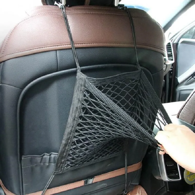 Универсальный для хранения заднего сиденья средства ухода для автомобиля Авто аксессуары дорожный несессер сумка сети сетки для багажника автомобиля сеть организаторов товаров