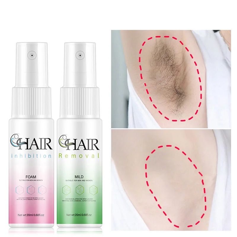 Permanent Non Irritating Hair Removal Inhibition Skin Smooth Legs Body Armpit Painless Hair Stop Growth Spray 1 Permanent Non Irritating Hair Removal Inhibition Skin Smooth Legs Body Armpit Painless Hair Stop Growth Spray 5