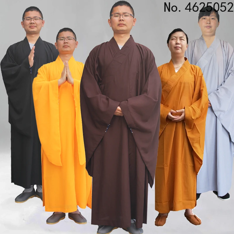 Abito buddista Zen personalizzato in colori, abito da