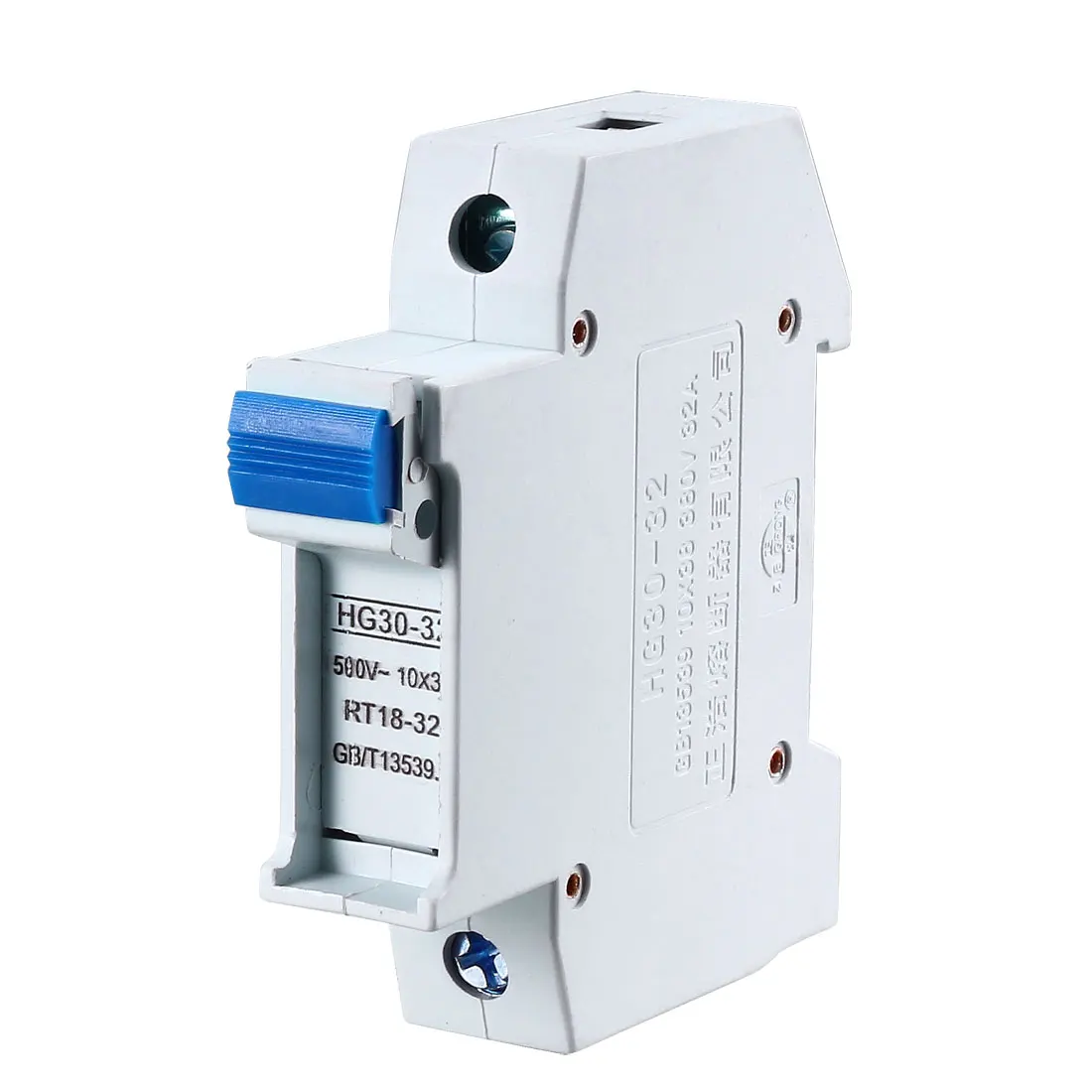 

uxcell DIN Rail Mount Fuse Holder Single Pole HG30-32 for RT14 RT18 Fuse Gray for Protecting the Electrical Circuit