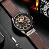 CURREN Watch for Men Top Brand Watches Leather Strap Wristwatch Fashion Chronograph Sport Quartz Clock Male Gift ► Photo 3/6