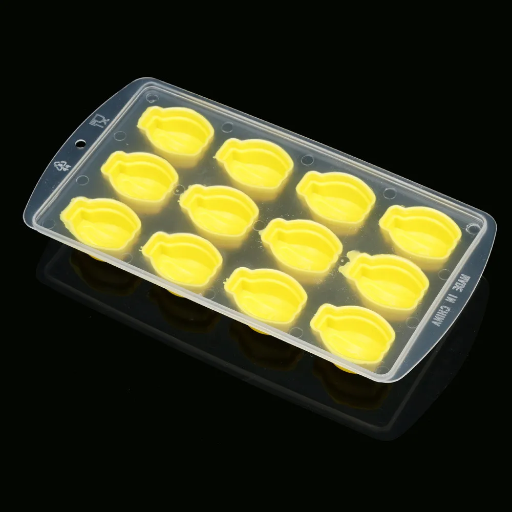 Fruit shape silicone ice cube jelly DIY mold tray pudding kitchen ice mold party wholesale purchasing#3A14