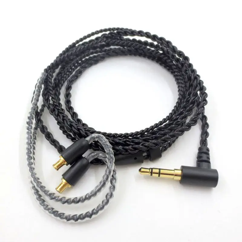 A2DC Connector Copper Cable Cord for ATH LS50 E40 E70 CKR100 CKS1100 Headphones