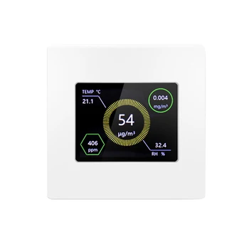 

Household Air Quality Detector Multifunctional C02 PM2.5 Temperature Humidity Tester Air Quality Tester