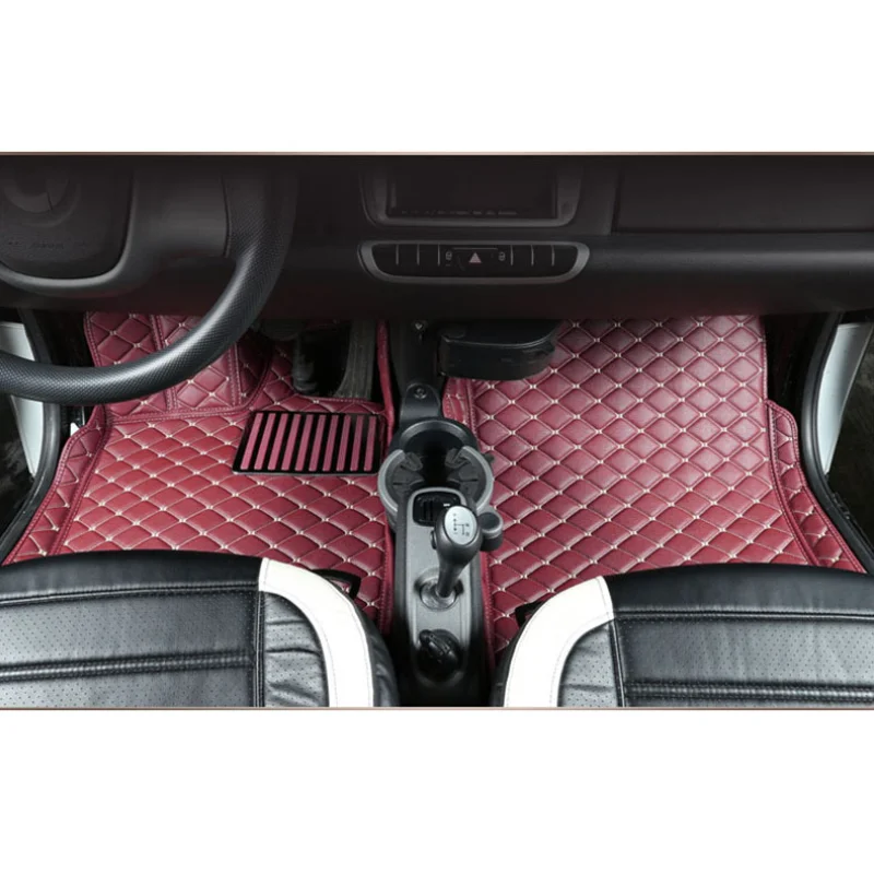 Кожаный Автомобильный Брелок с салон автомобиля коврик для smart fortwo 2007 2013 2012 2011 2010 2009 2008 w451 451 аксессуары