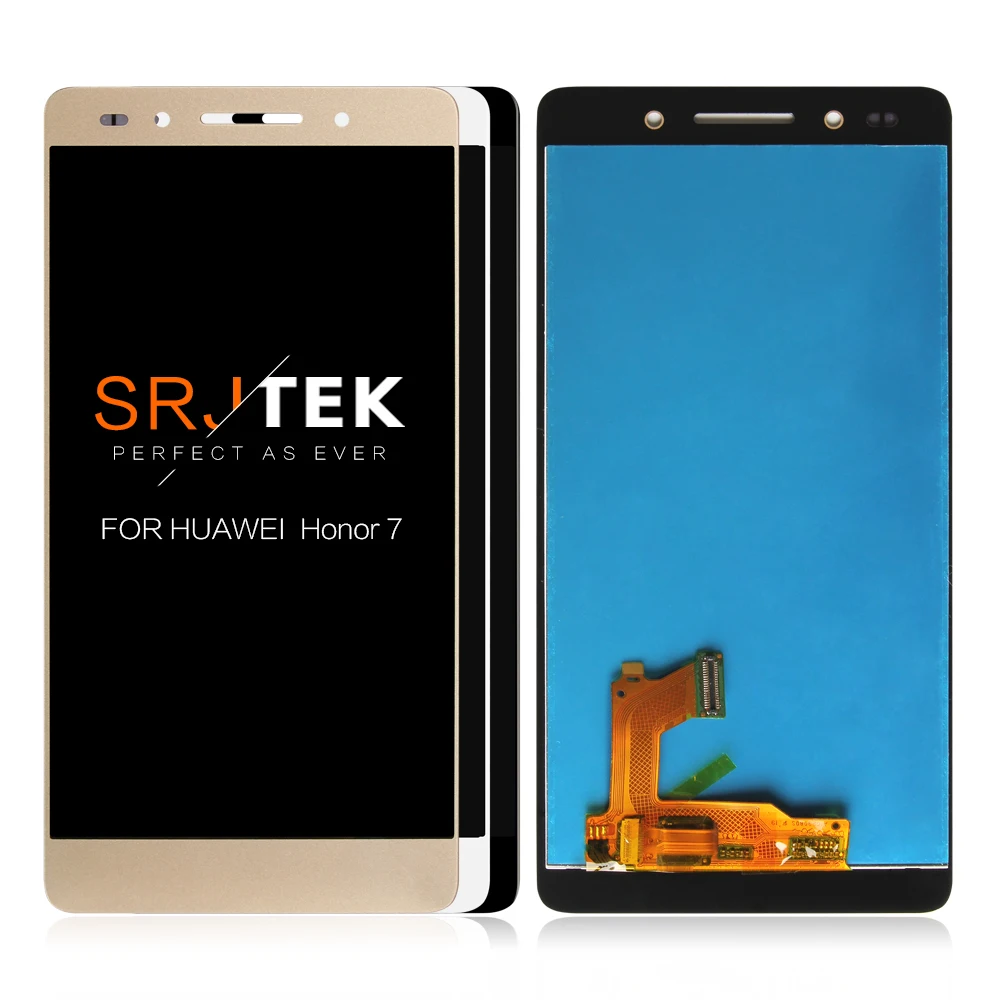 

100% протестированный 5,2 "IPS ЖК-дисплей для HUAWEI Honor 7, ЖК-дисплей, сенсорный экран, дигитайзер с рамкой, дисплей Honor 7, ЖК-дисплей, запасные части