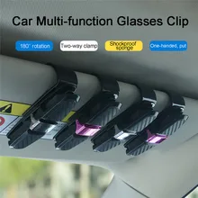 Подвесные автомобильные аксессуары для салона авто Солнцезащитный козырек Солнцезащитные очки держатель для очков клип Портативный карты зажим подвеска-коннектор орнамент