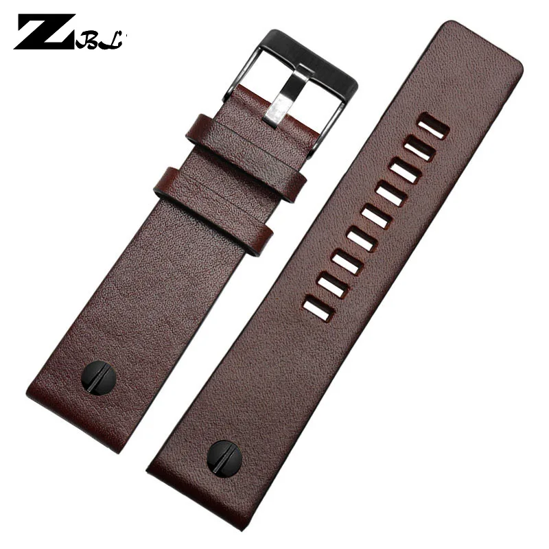 Cinturino Pelle Vero Per Orologi Diesel – Larghezza 24-32mm – Unisex, Fatto A Mano